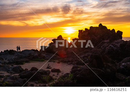 十六羅漢岩・夕景 116616251