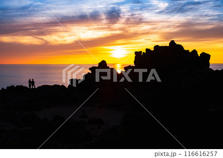 十六羅漢岩・夕景 十六羅漢岩・夕景 116616257