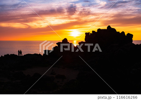 十六羅漢岩・夕景 116616266