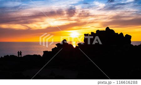 十六羅漢岩・夕景 116616288