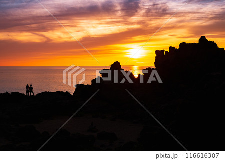 十六羅漢岩・夕景 116616307