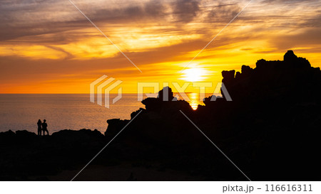 十六羅漢岩・夕景 116616311