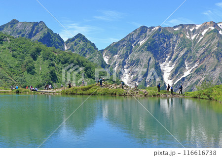 八方池と夏の北アルプス 116616738