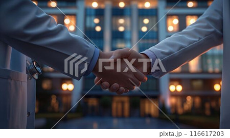 composite image of handshake 116617203