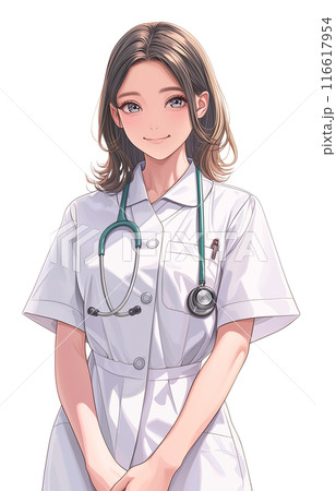看護師のイラスト「AI生成画像」 116617954