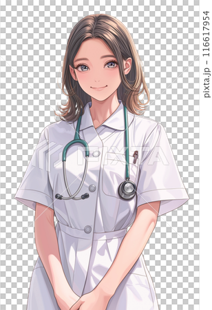 看護師のイラスト「AI生成画像」 116617954