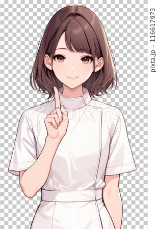 Illustration of a nurse pricking her finger "AI generated image" Illustration of a nurse pricking her finger "AI generated image" 116617973