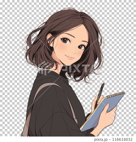 メモ帳 オファー イラスト ai