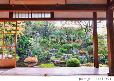大原 実光院 契心園 美しい秋の紅葉(京都市左京区) 大原 実光院 契心園 美しい秋の紅葉(京都市左京区) 116618394