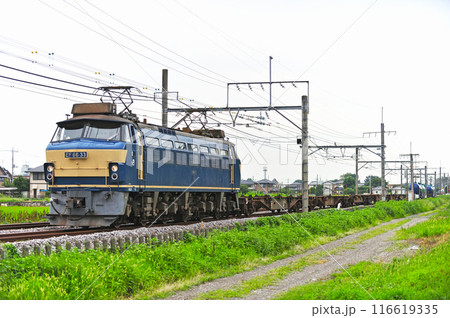 高崎線　行田ー熊谷　JR貨物　EF66-33（吹田） 116619335