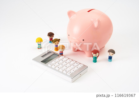 あみぐるみ人形　貯蓄イメージ 116619367