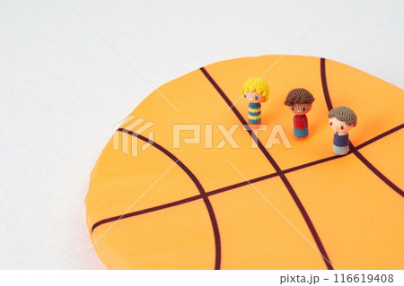 あみぐるみ人形　バスケットボールイメージ 116619408