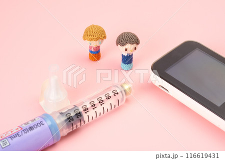 あみぐるみ人形　健康イメージ 116619431