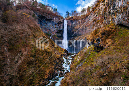 Kegon waterfall in autumn, Nikko, Japan Kegon waterfall in autumn, Nikko, Japan 116620011