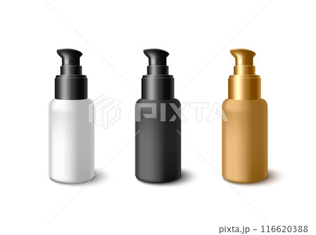 Cosmetic pump bottles set 116620388