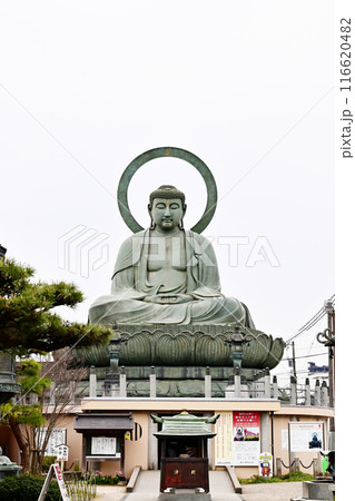 高岡大仏　日本三大佛　阿弥陀如来坐像　日本一の美男　富山県観光スポット　 116620482