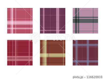 チェック柄 紫 チェック柄 紫 116620910