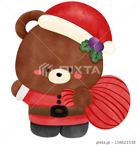 Bear santacros cute Bear santacros cute 116621538