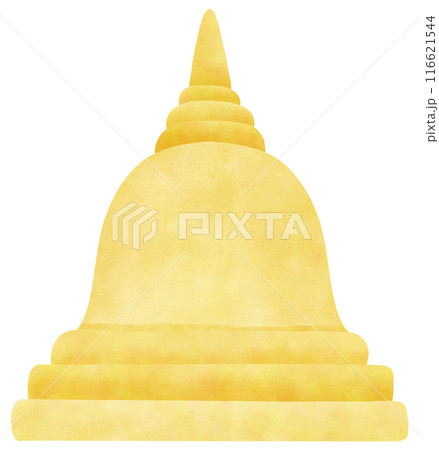 gold colors temple cute in Thailand 116621544