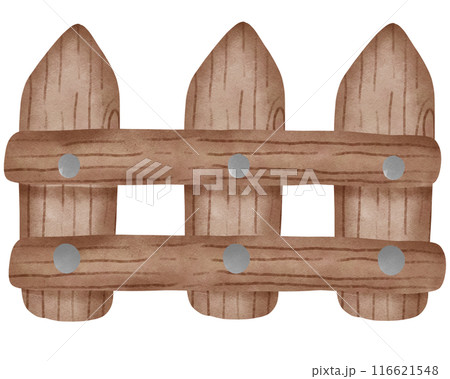 wooden fence  116621548