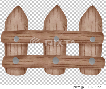 wooden fence  116621548