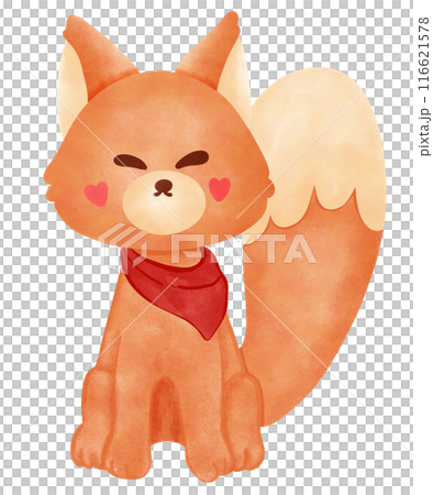 litter cute fox 116621578