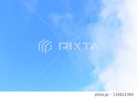 beautiful blue sky with white cloud, natural background in springtime beautiful blue sky with white cloud, natural background in springtime 116622360