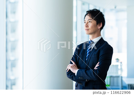 オフィスで働くビジネスマン 116622906