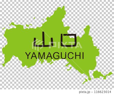 山口縣地圖旅遊圖標 山口縣地圖旅遊圖標 116623014