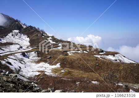 The landscape of snow mountain The landscape of snow mountain 116623316