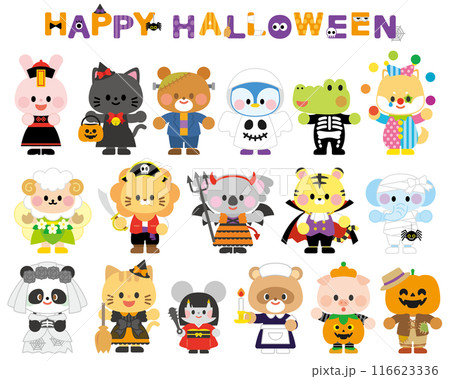 2024-ハロウィンアニマルキッズ 116623336