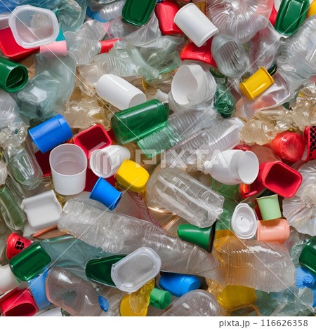 プラスチックのごみ 116626358