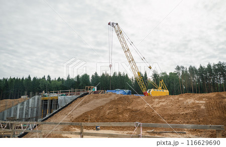 highway repair, new road construction, special equipment for highway repair highway repair, new road construction, special equipment for highway repair 116629690