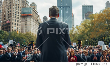 政治家の街頭演説 AI 政治家の街頭演説 AI 116631033