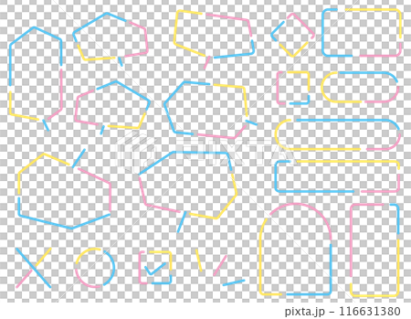 ゆるカワポップフレーム 116631380