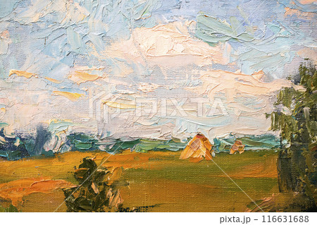 oil painting, landscape, handmade drawing 116631688