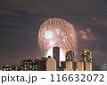 幕張の夜景と花火 116632072