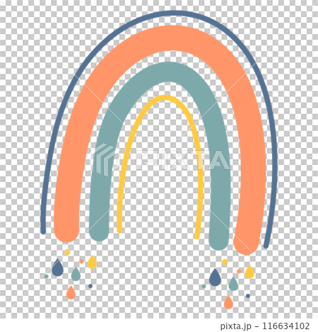 rainbow illustration  116634102