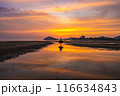父母ヶ浜の夕焼け 116634843