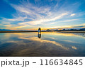 父母ヶ浜の夕焼け 116634845