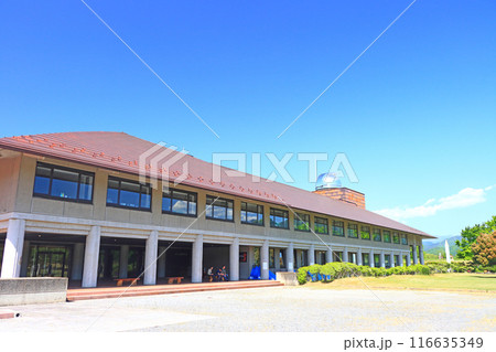 長野県長野市、長野市立博物館の風景 長野県長野市、長野市立博物館の風景 116635349