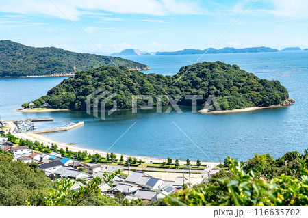 初秋の坂越 生島の風景4 兵庫県赤穂市 初秋の坂越 生島の風景4 兵庫県赤穂市 116635702