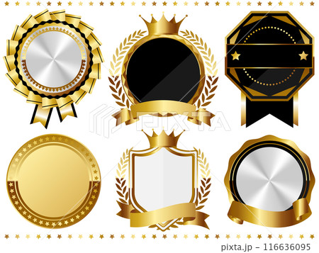 高級感のあるエンブレム6種セット 116636095