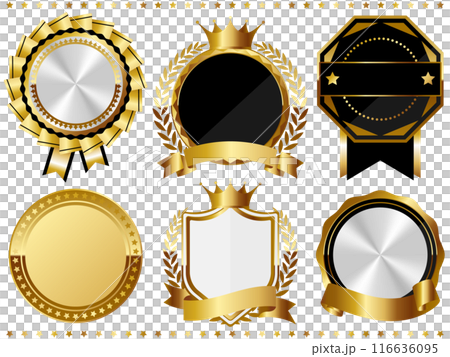 高級感のあるエンブレム6種セット 116636095