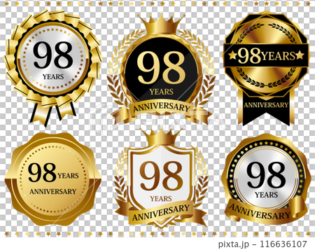 豪華 98 週年紀念徽章套裝 豪華 98 週年紀念徽章套裝 116636107