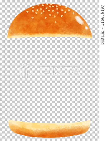 A3 Hamburger bun frame material 116636197