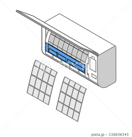 エアコンとフィルター エアコンとフィルター 116636343