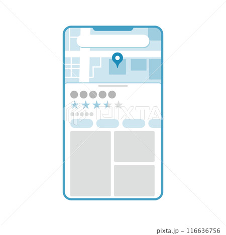 googleマップのスマホ画面 116636756