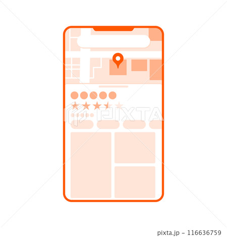 googleマップのスマホ画面 116636759