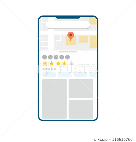 googleマップのスマホ画面 116636760